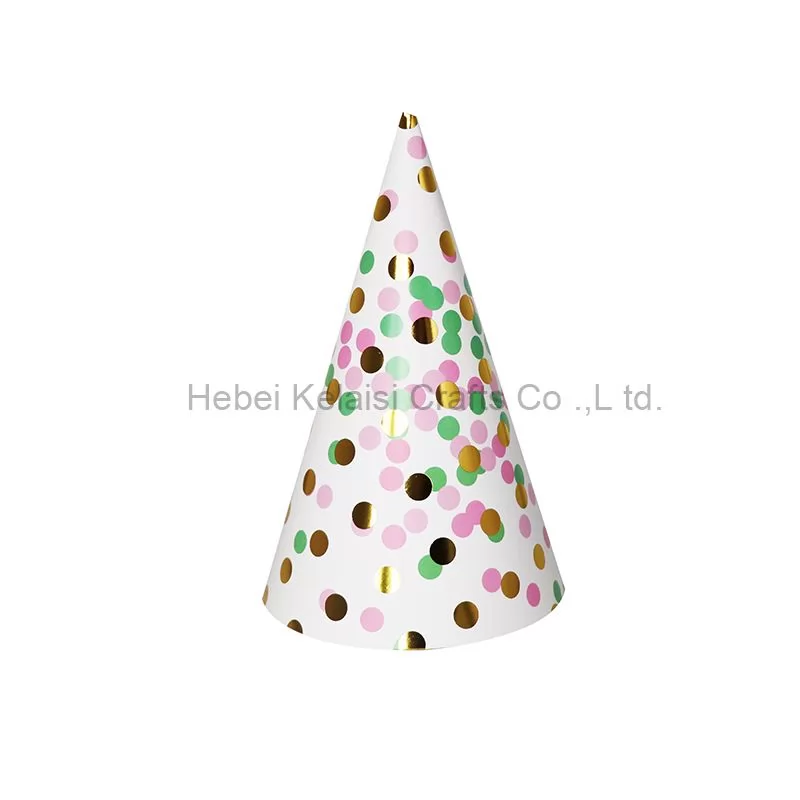 Mini Party Hat Stamping Wave Dot Party Hat