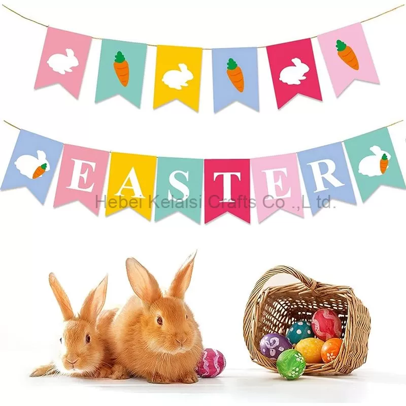 Easter Rabbit Carrot Banners