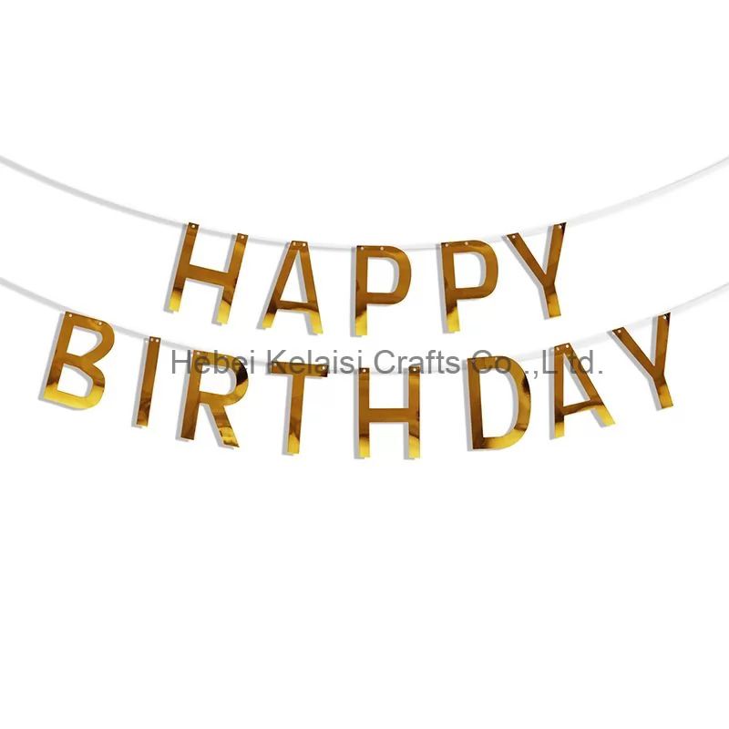 Happy Birthday Letters Banner For Party Decoration