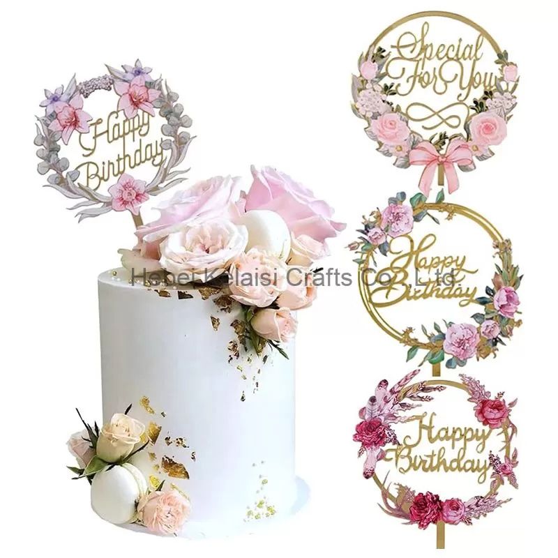 Flower Cake Toppers