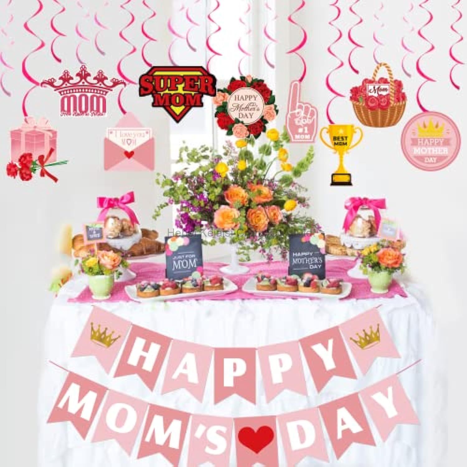 Mother's Day Hanging Decorations Party Supplies